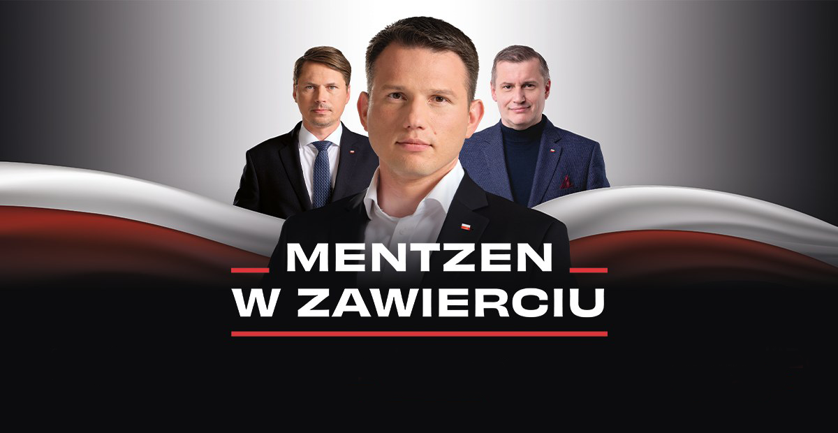 Mentzen odwiedzi Zawiercie