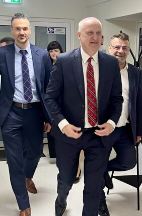 Szpital Powiatowy w Zawierciu odwiedził