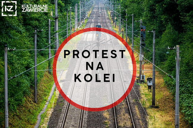 Protest na kolei