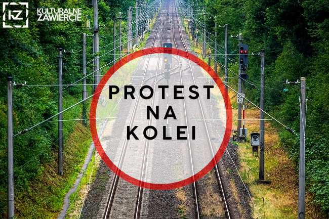 Protest na kolei