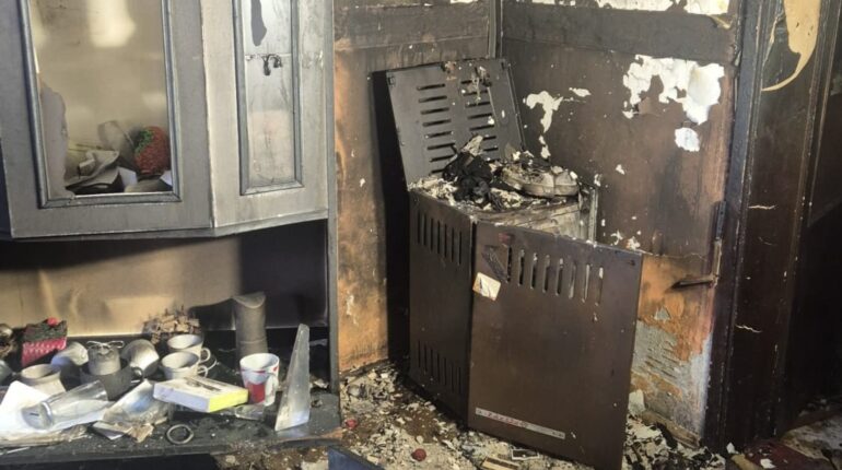 Pożar w Ogrodzieńcu