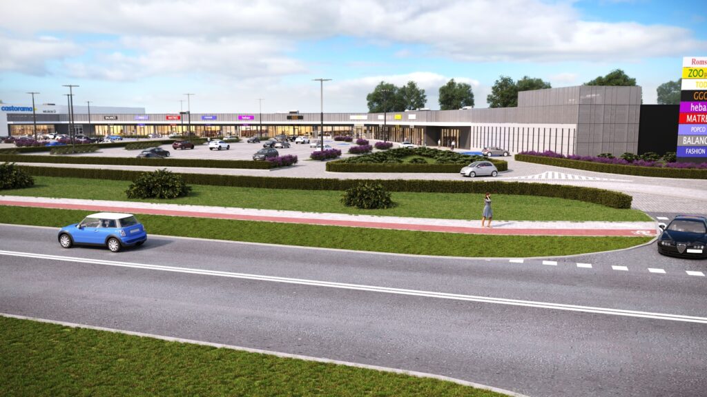 nowym parku handlowym w Zawierciu