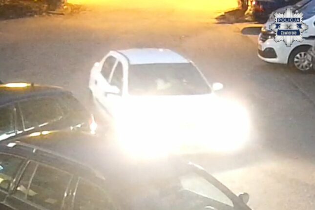 Uszkodził zaparkowany