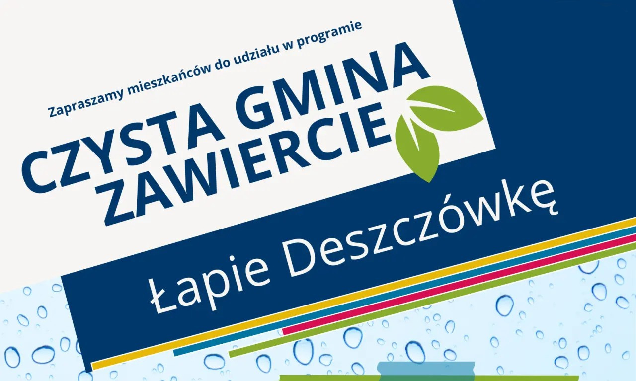 Zawiercie łapie deszczówkę